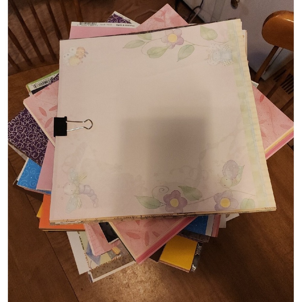 Scrapbook Paper 12‎ x 12 - 50 Sheets Mixed Lot